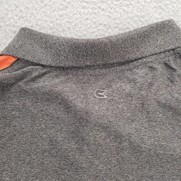 University of Miami Hurricanes Shirt Mens Large Gray Short Sleeve Polo - Picture 7 of 11